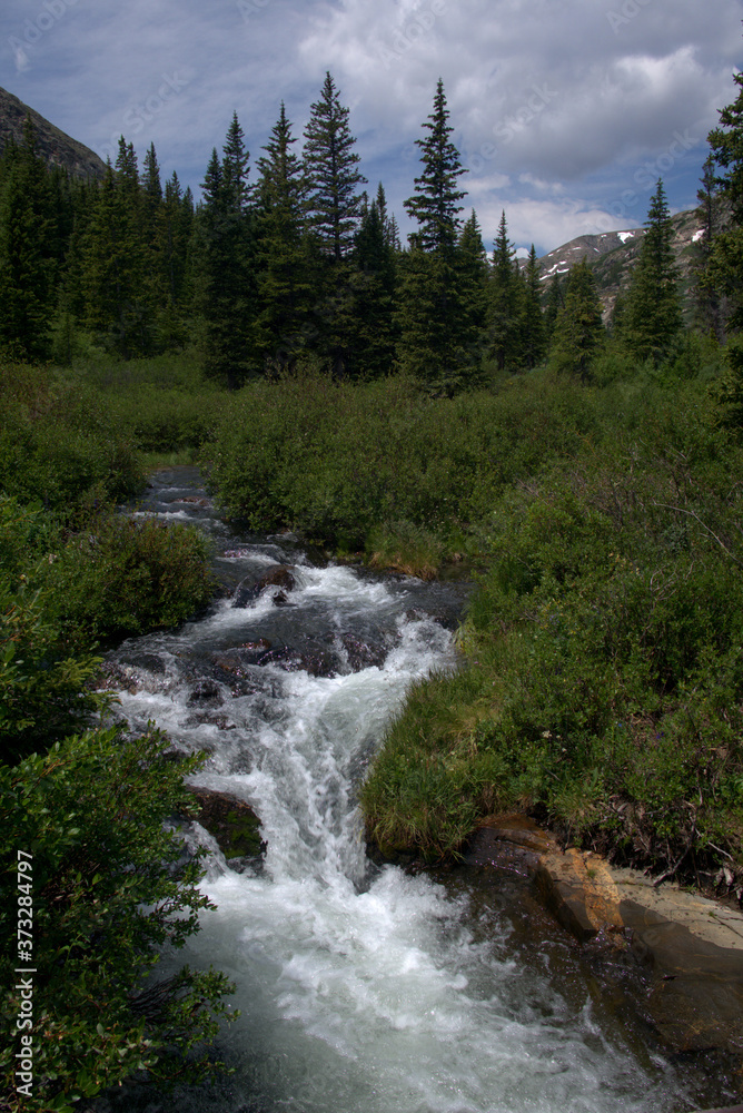 Remote back country of the Colorado Rocky Mountains Remote back country of the Colorado Rocky Mountains