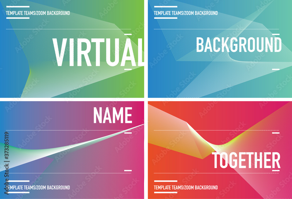 Obraz premium Zoom or powerpoint backgrounds