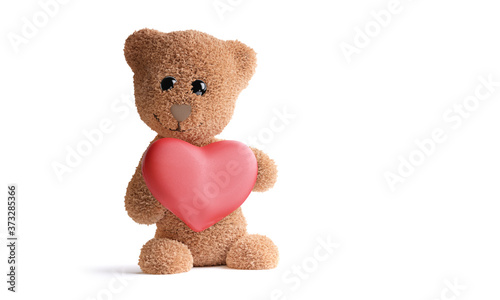 concept of love. cute teddy...