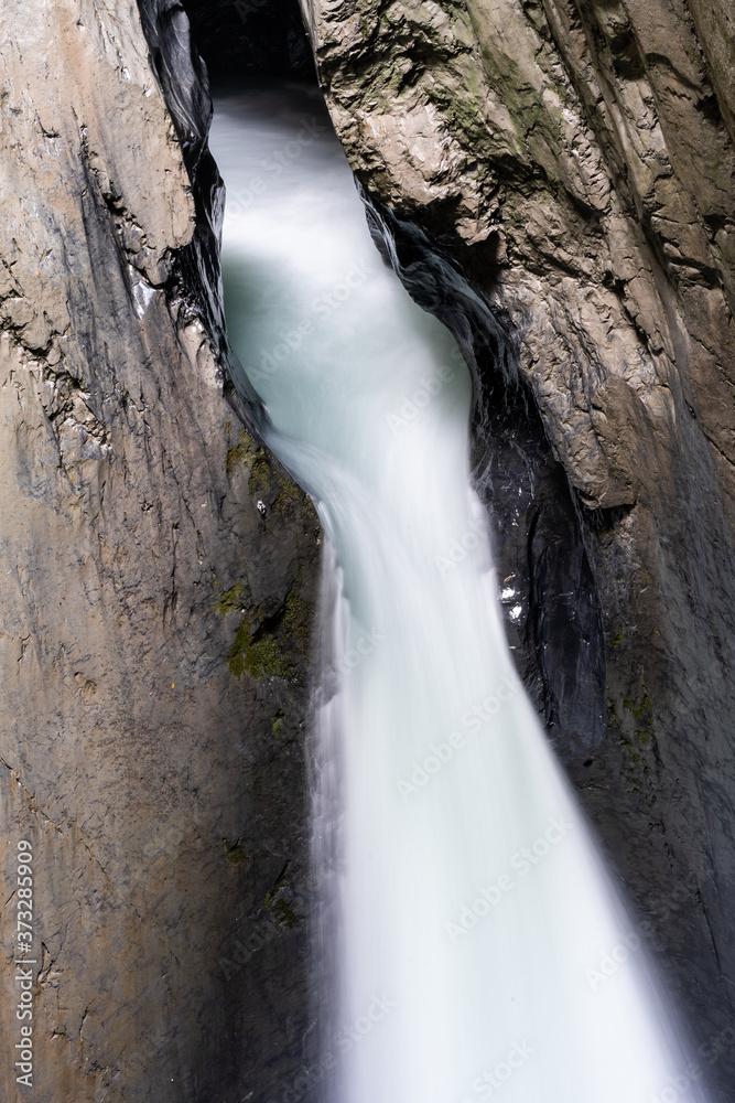 Waterfall at Trümmelbachfälle