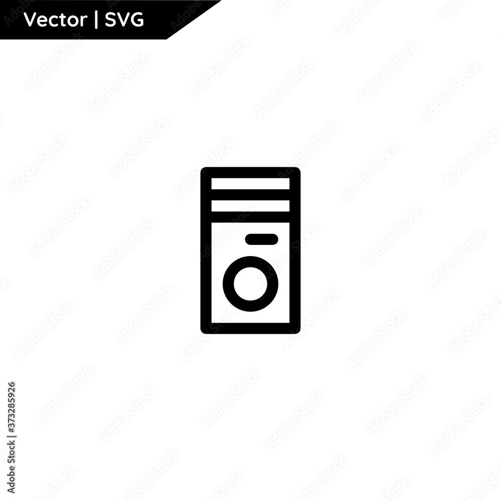 Computer and hardware icon. Computer and hardware icon.