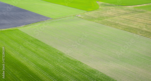 Various agricultural field from the sky © fd_photography