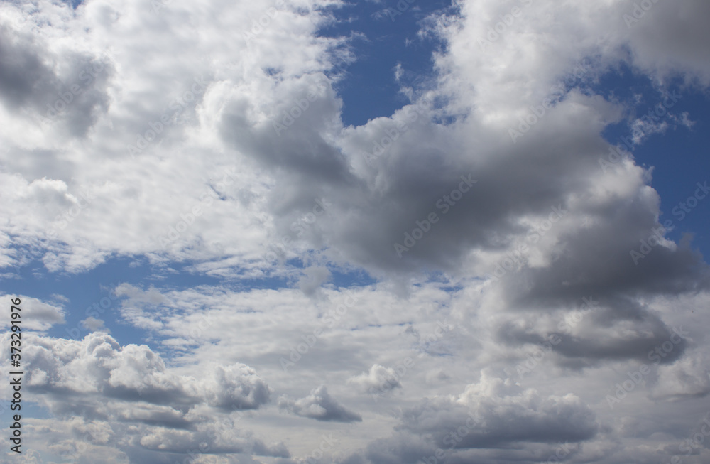 Beautiful sky with clouds before the rain Beautiful sky with clouds before the rain