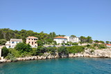 Veli Losinj tropical resort in the Adriatic sea.