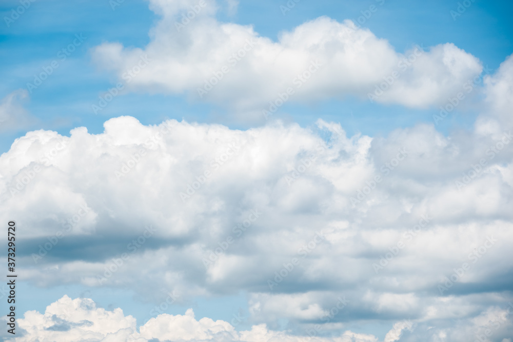 Fototapeta premium blue sky background with white clouds