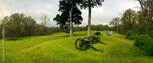 DeGolyer's battery (left), Vicksburg National Military Park