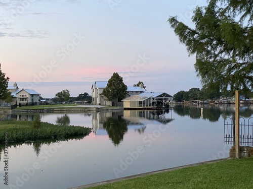 Lakehouse sunrise