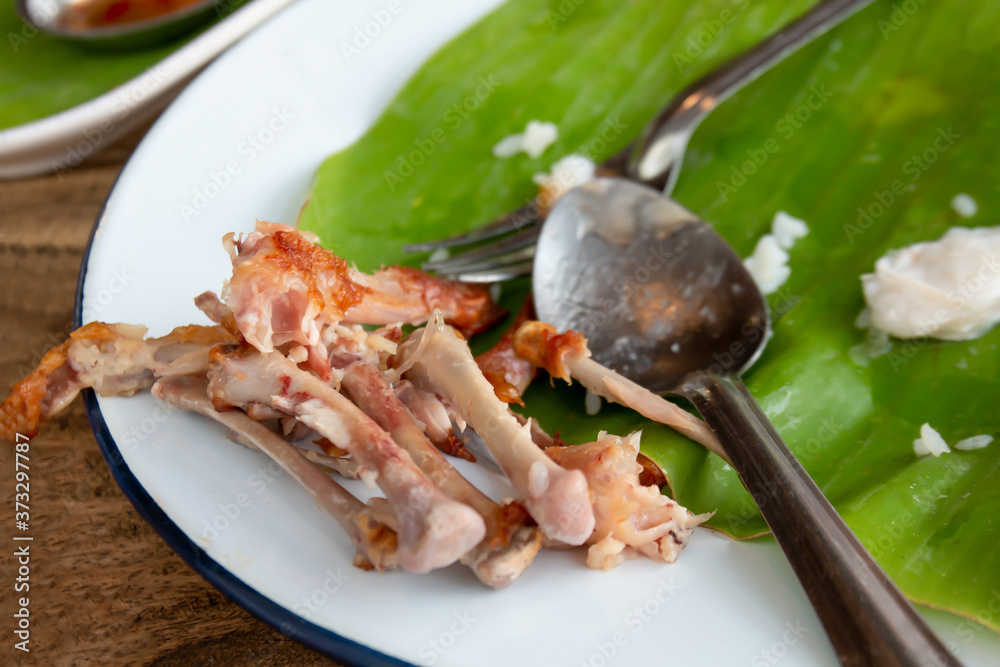 food waste left to eat, garbage leftover food food waste left to eat, garbage leftover food