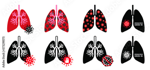 Stop coronavirus epidemic, bacteria cell. ( Covid-19 2019-nCoV, Covid-2019 ) Corona virus in China, Wuhan lockdown. Stay at home, stay safe. Social distancing Face mask. Self quarantine concept.