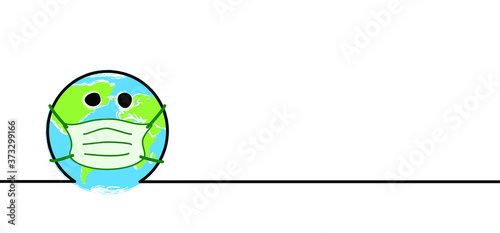 Stop coronavirus epidemic, bacteria cell. ( Covid-19 2019-nCoV, Covid-2019 ) Corona virus, mouth cap.Stay at home, stay safe, lockdown. Social distancing Face mask. Self quarantine concept. Mouthcap