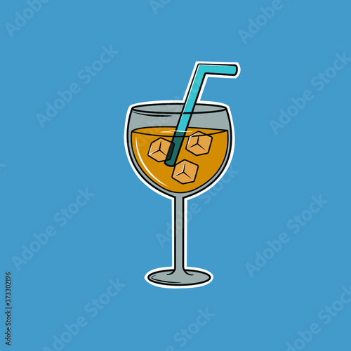 Summer Juice Icon Vector