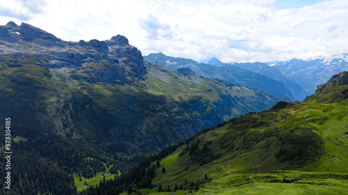 Fototapeta Naklejka Na Ścianę i Meble -  The Swiss Alps at Melchsee Frutt - travel photography
