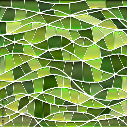 abstract vector stained-glass mosaic background