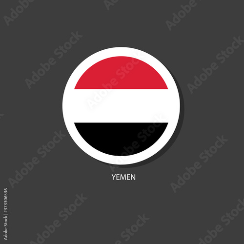 Yemen flag Vector circle with flags. Free Download Yemen flag Vector circle with flags. - GFXLoad