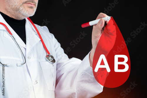 AB. Logo of fourth blood ty...