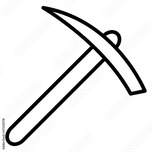 Stone hammer icon