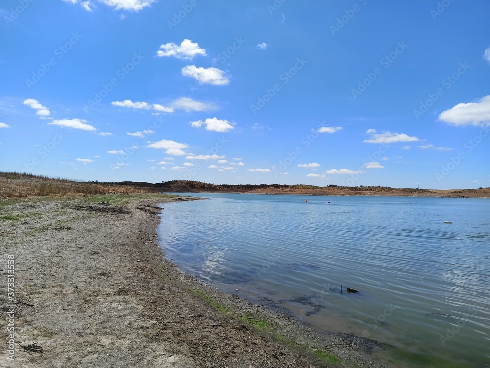 lake and sky