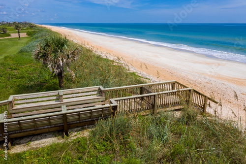 Beach walkover at Hammock Beach, in Palm Coast, Florida
