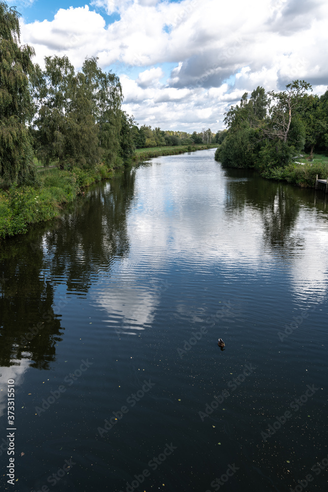 Waterway next to Krötenweg, Steinhuder Meer, Germany