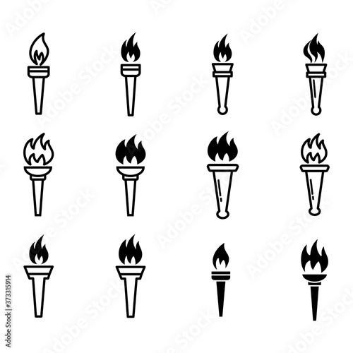 Torch set icon © deny