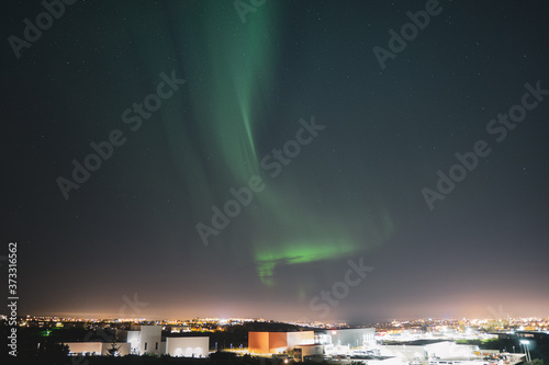 aurora borealis Iceland Reykjavik