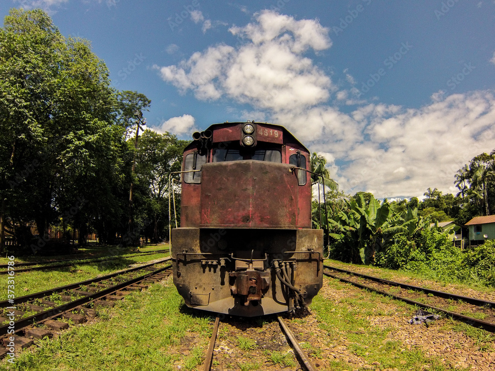 Old rusty steam train Old rusty steam train