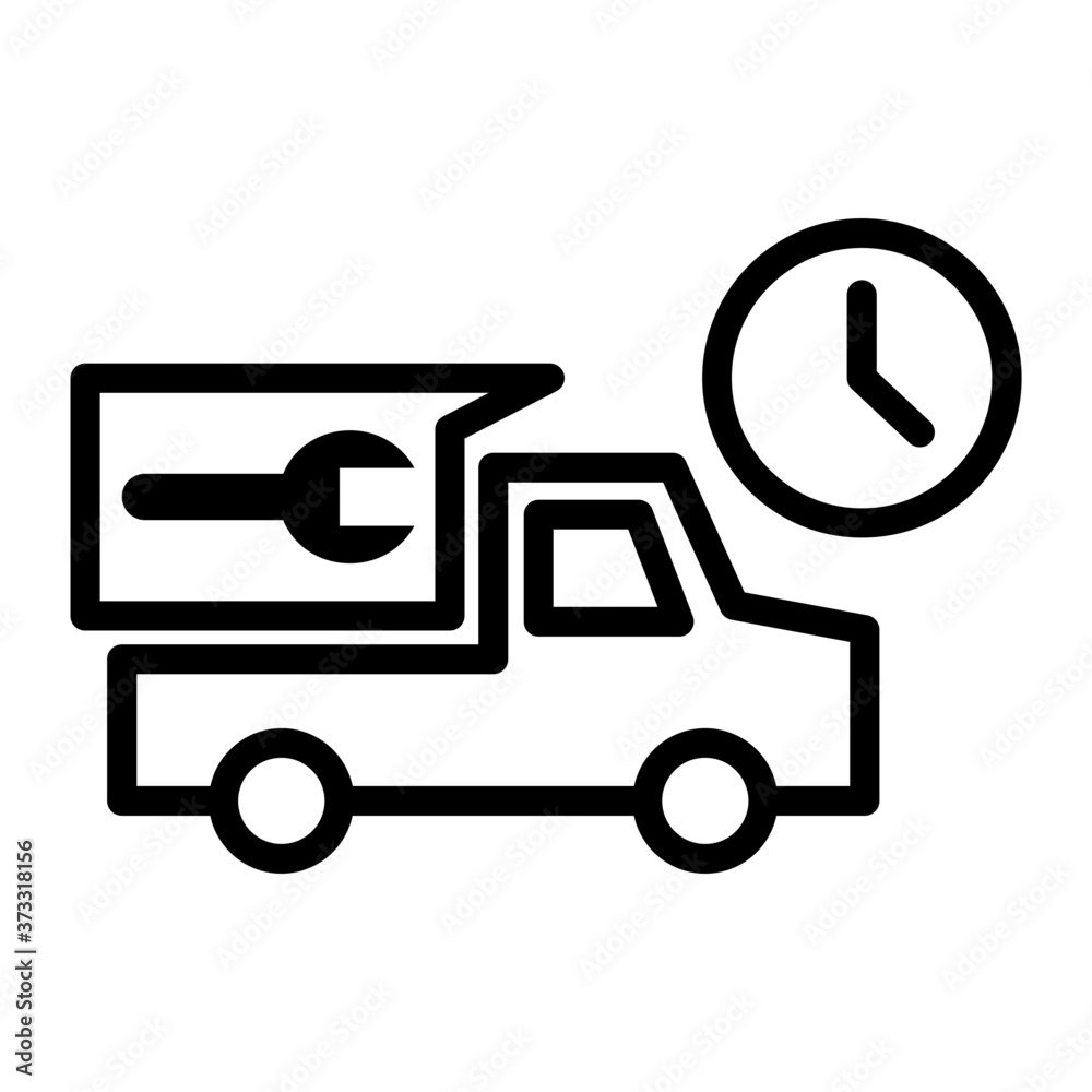 Service car icon Service car icon