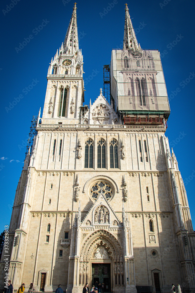 Obraz premium Cathedral of Zagreb