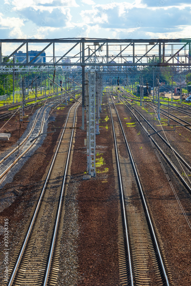 Railway tracks and railway transfer