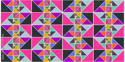 triangle pattern for textile factory or vector background