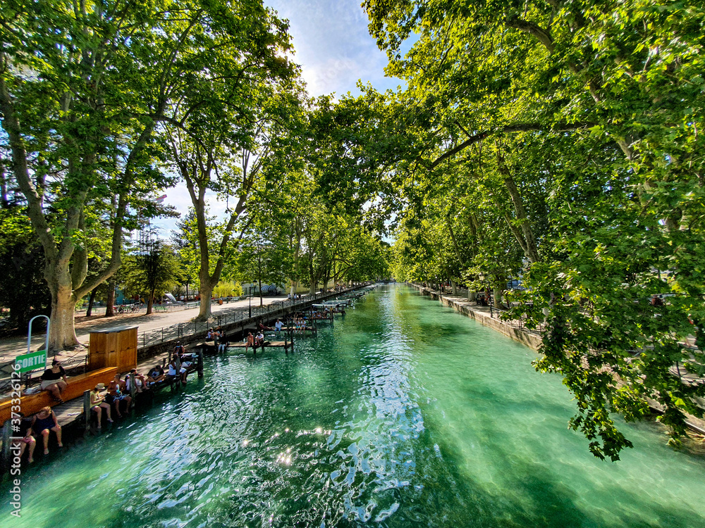 Annecy, view from the bridge