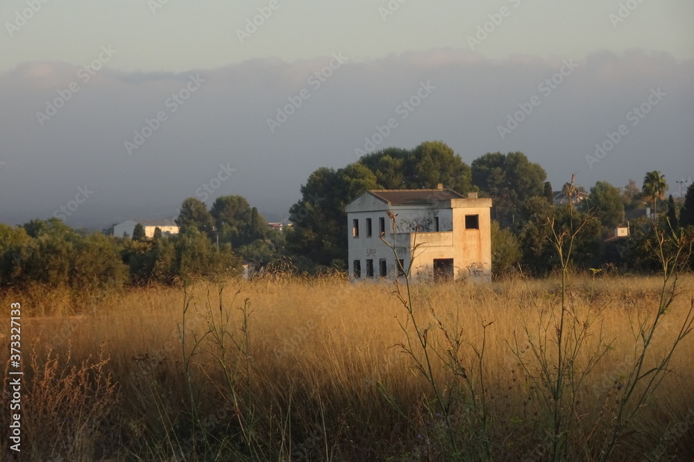 Abandoned Country Farmhouse Landscape Abandoned Country Farmhouse Landscape