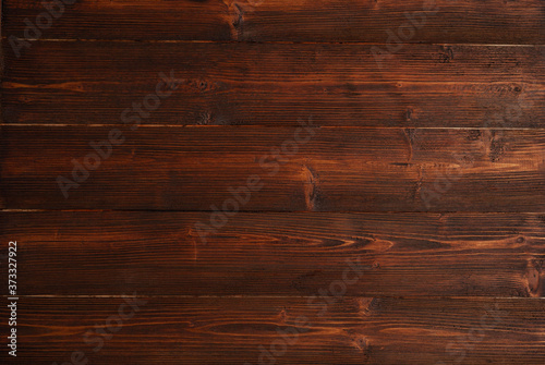 Brown wooden background flat lay top view mock-up texture