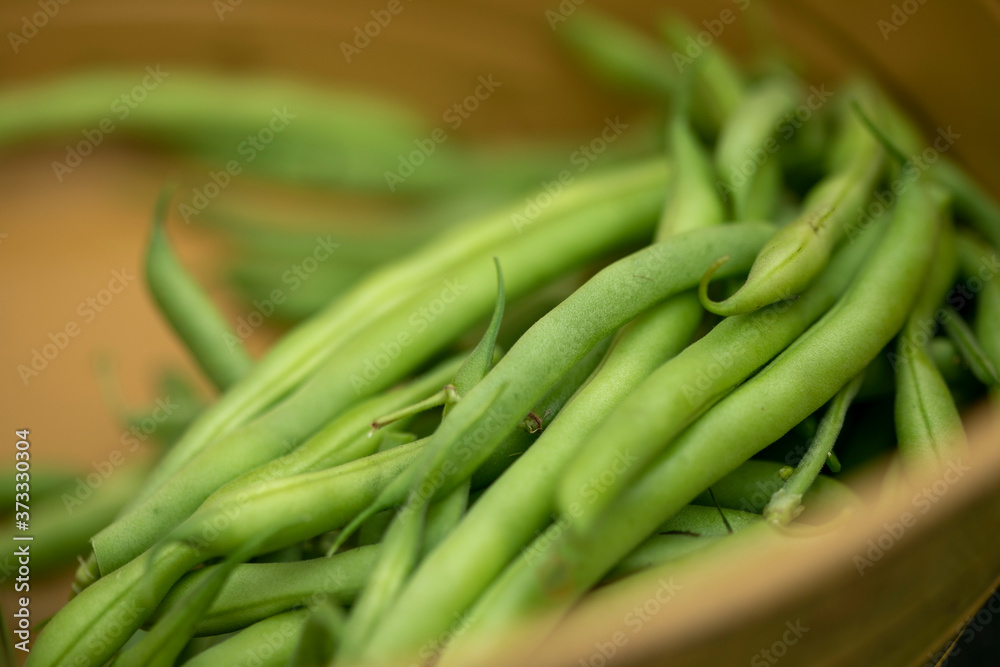 Obraz premium fresh green beans
