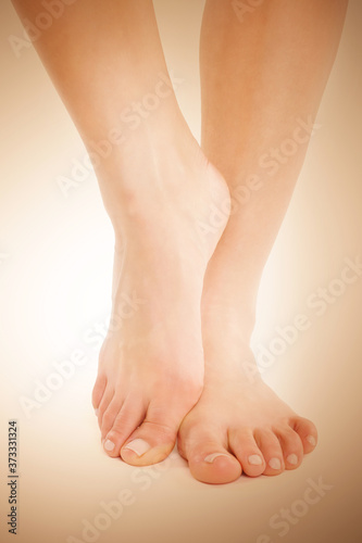 Fototapeta Naklejka Na Ścianę i Meble -  stehende Füße