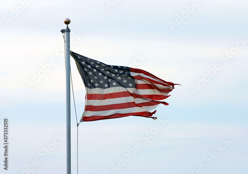 Tattered Glory of the American Flag