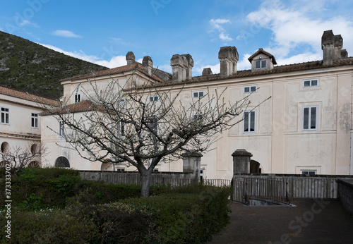 San Leucio, Caserta, Italy. Images of the Royal Bourbon silk factory. Innovative factory of 1700 where workers had access to education and health. photo