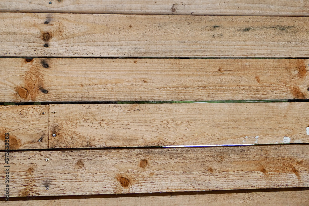 Obraz premium construction bois sec planche plancher 