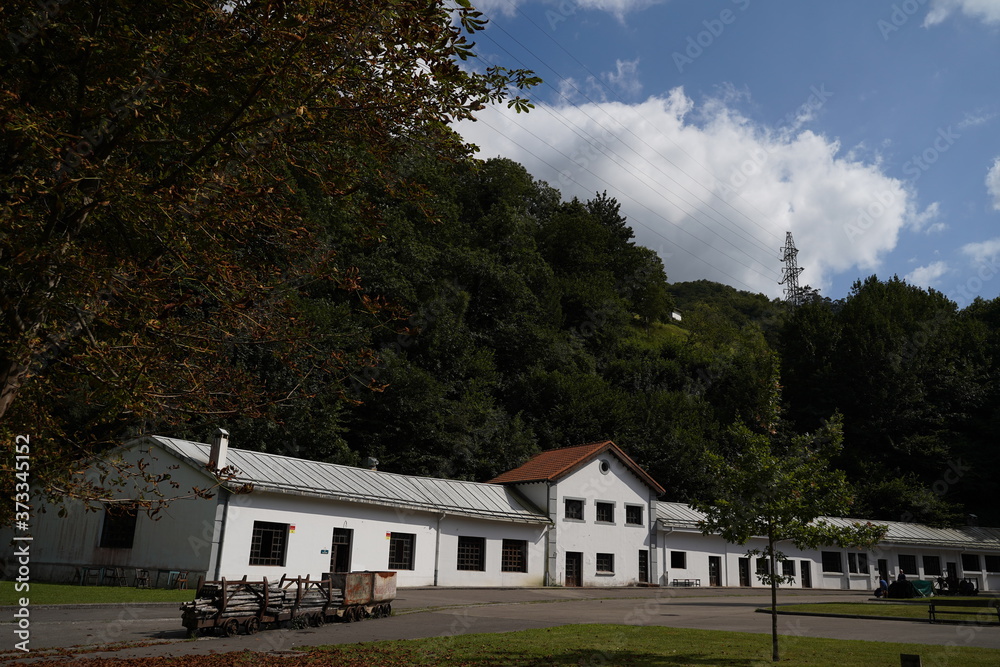 Mine in Langreo, industrial village of Asturias,Spain. 