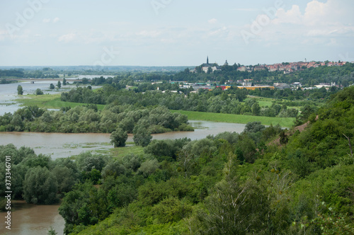 Widok na Sandomierz z Gór Pieprzowych