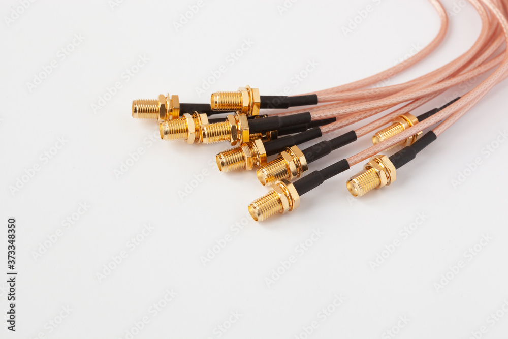 High-frequency ipx to sma female cable connector with gold plated pins High-frequency ipx to sma female cable connector with gold plated pins