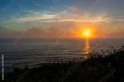 sunset at Cape Disappointment State Park