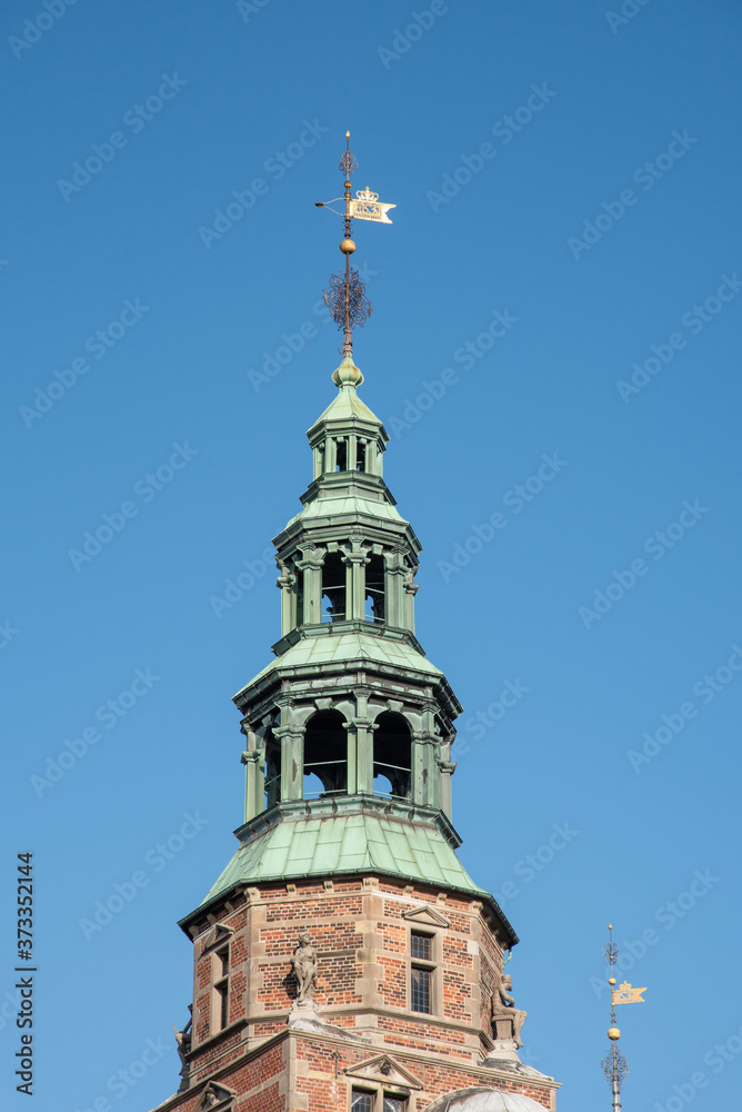 Tower of the Rosenborg Castle in Copenhagen (DK)