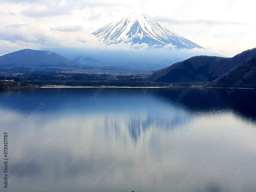 Monte Fuji visto desde el Lago Motosu