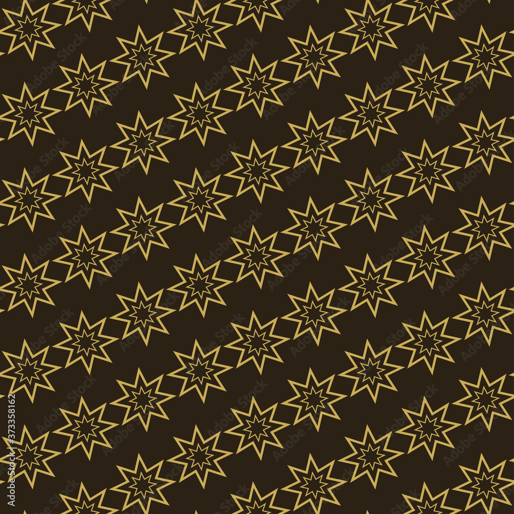 Gold seamless geometric pattern on a black background Gold seamless geometric pattern on a black background