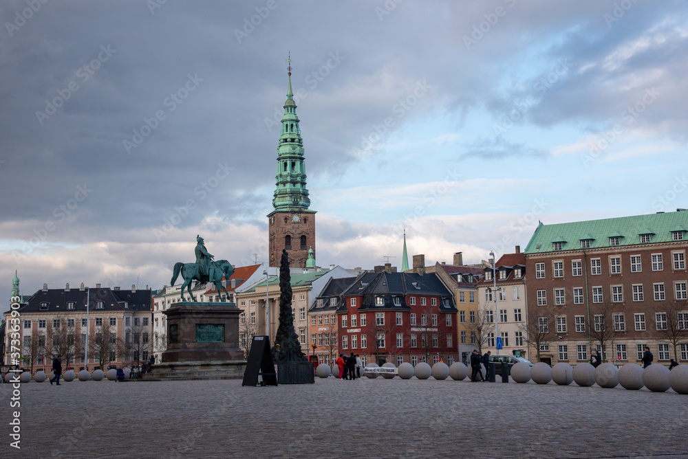 Naklejka premium Nikolaj contemporary art center in Copenhagen