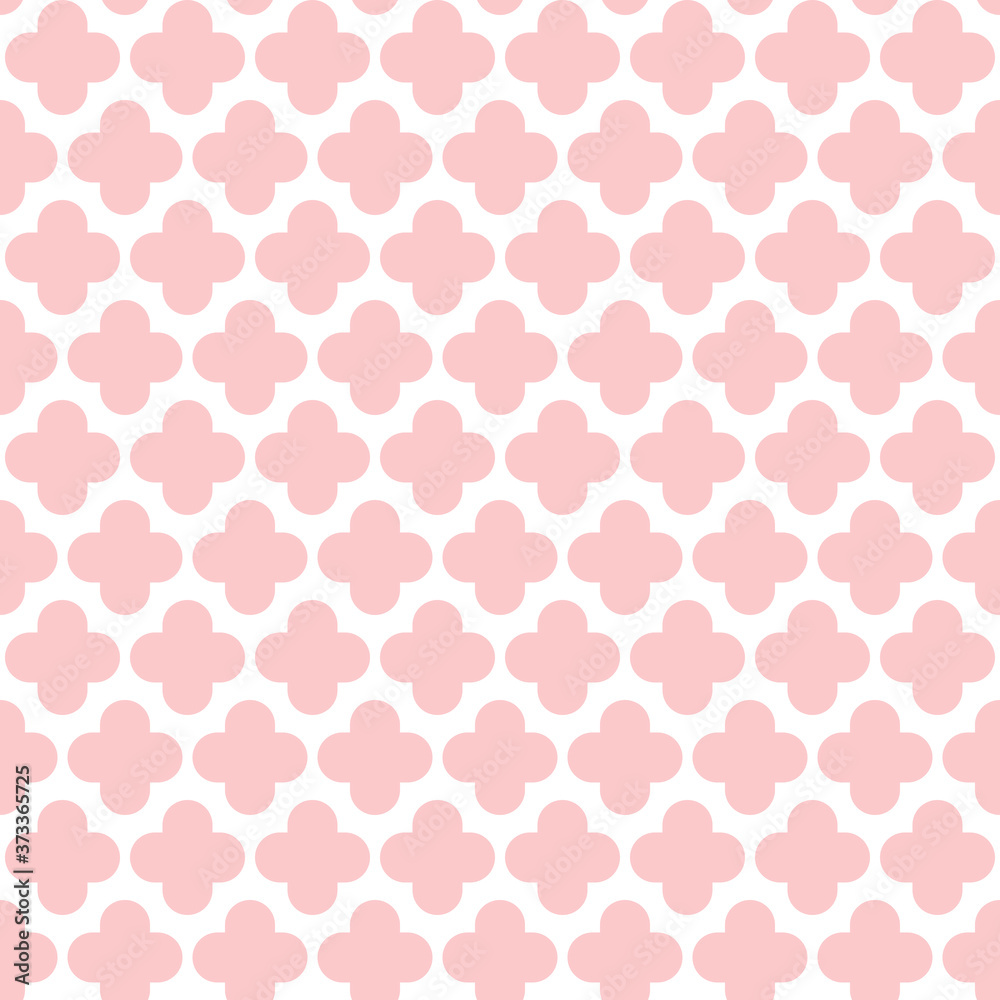 Quatrefoil pattern seamless repeat background