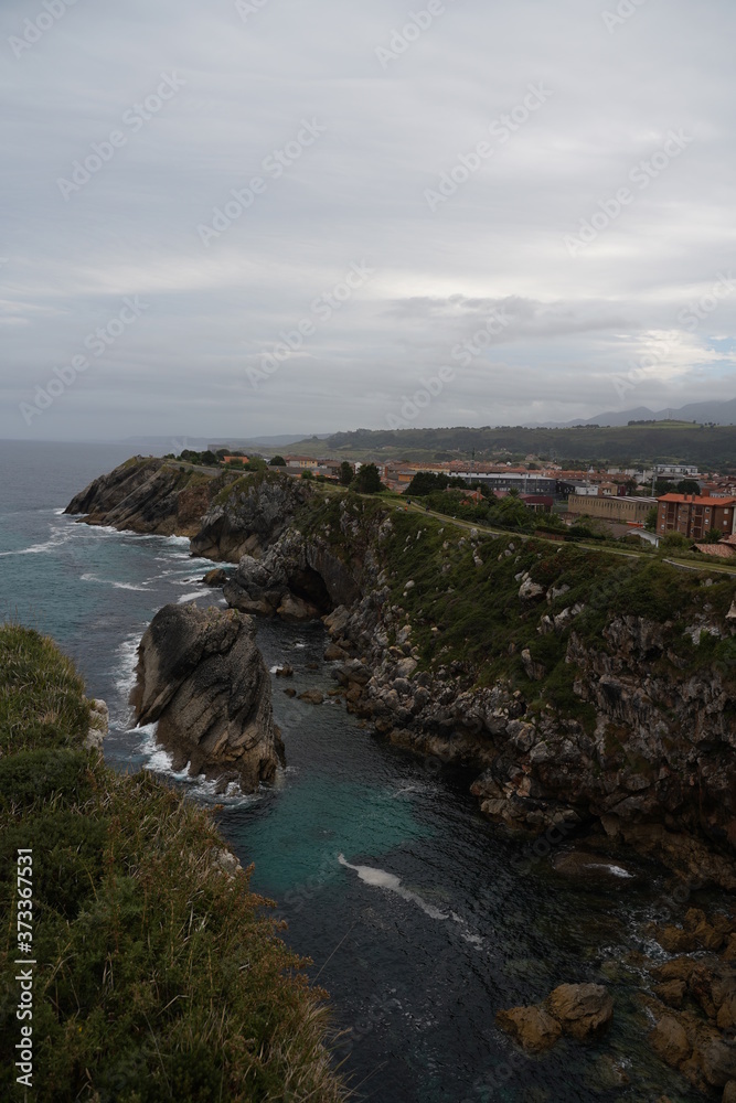 Llanes, coastal village in Asturias. Spain