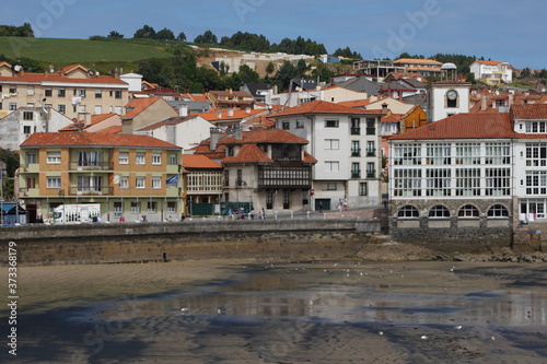 Luanco. Coastal village in Asturias,Spain.  © VEOy.com