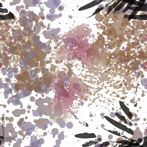 Camouflage Pattern.   Fashion Concept. Distress 
